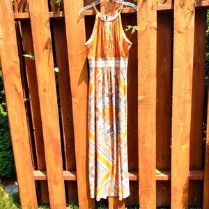 Dressbarn Size 10 Orange Long Dress!